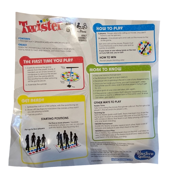 Twister Game - Brand New - Damaged Box - Hasbro 2018 - Picture 3 of 8